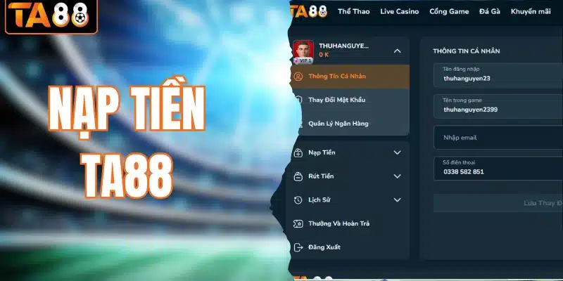 nạp tiền TA88